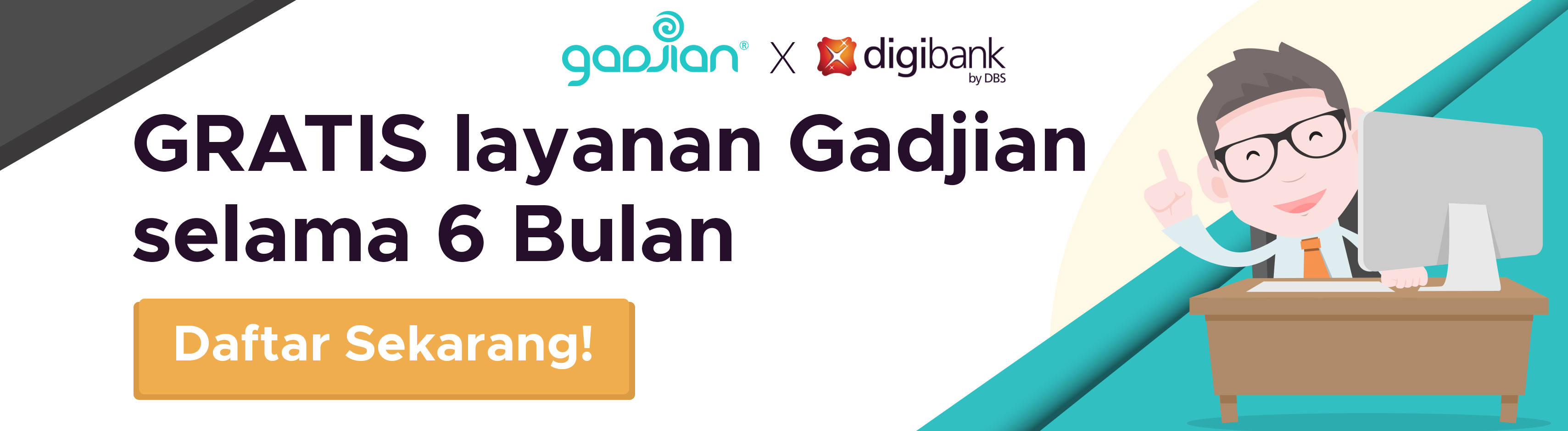 Kolaborasi Aplikasi HRIS Gadjian dengan Digibank by DBS | Gadjian