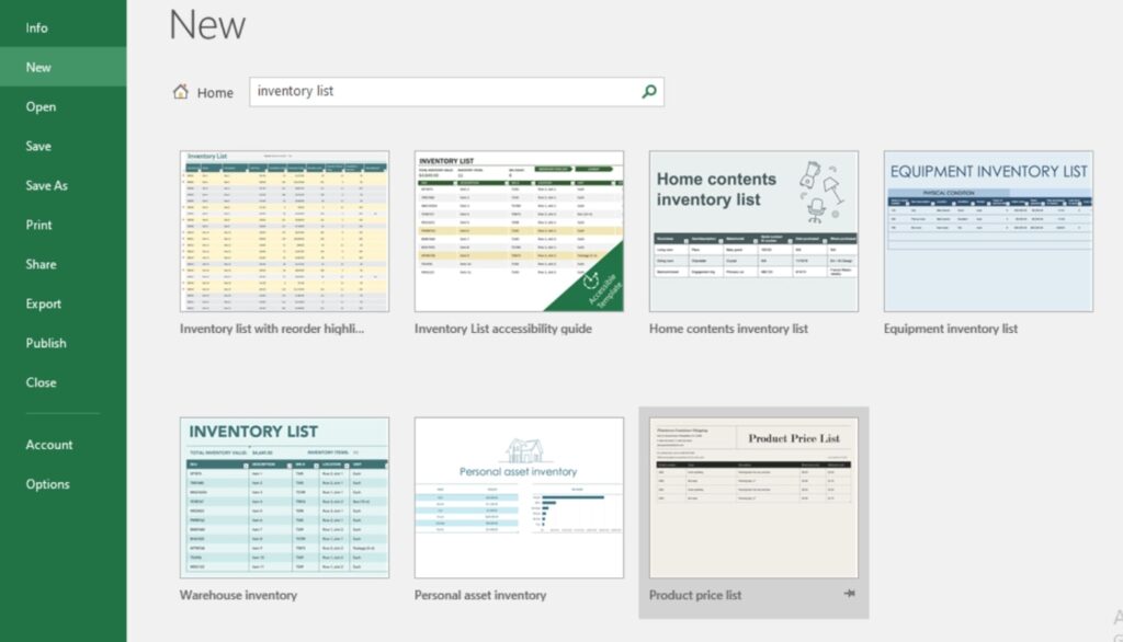 Cara Mudah Membuat Daftar Inventaris Kantor Excel Dengan Template Dan ...