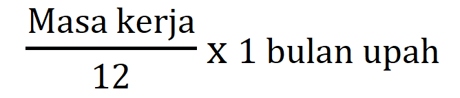 rumus menghitung uang kompensasi karyawan pkwt kontrak