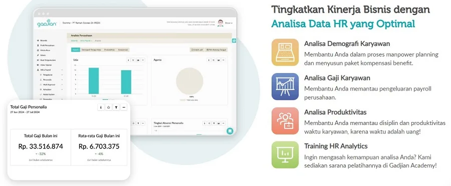 aplikasi HR analytics Gadjian terbaik di indonesia