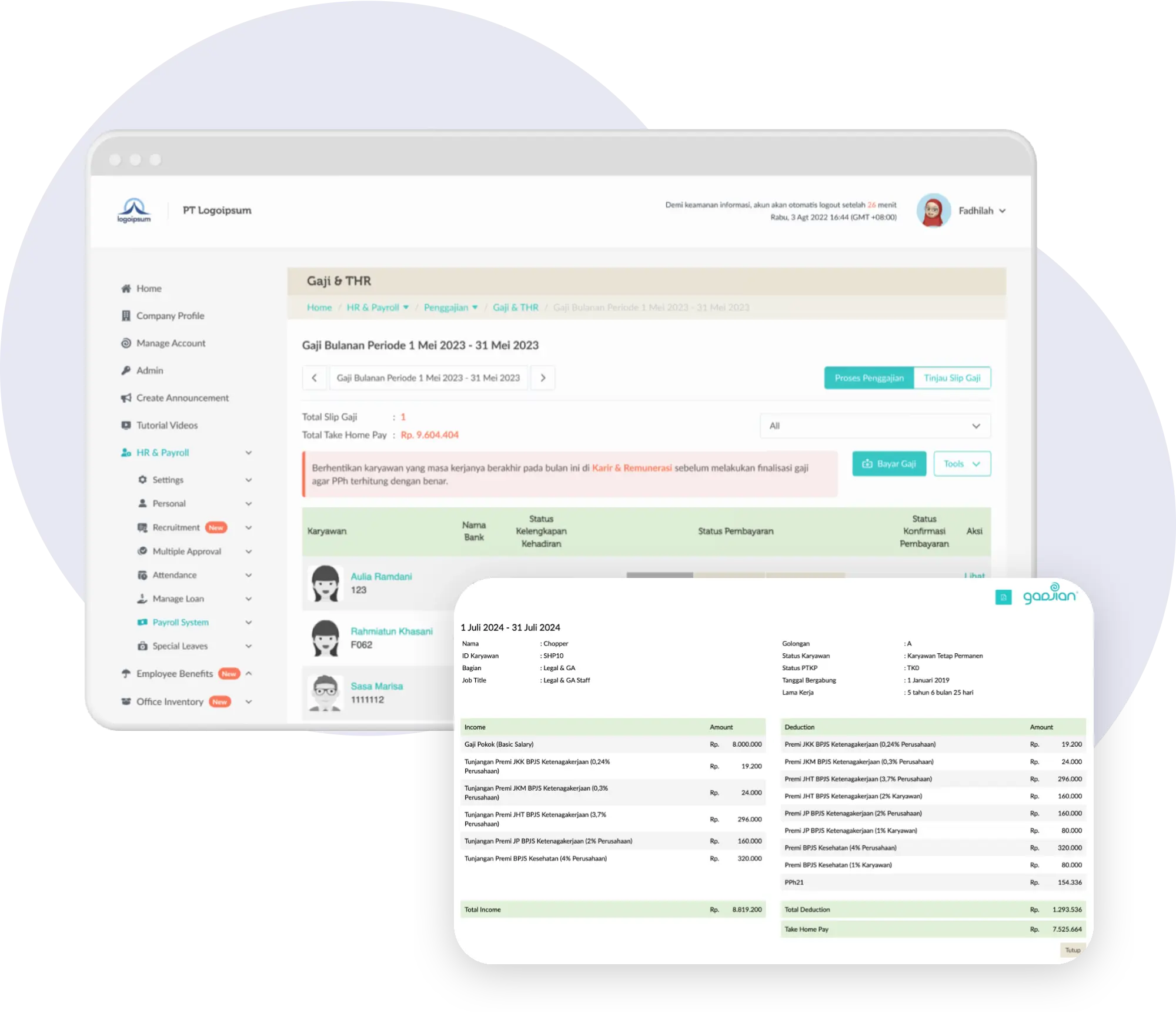 Kelola Penggajian Karyawan Otomatis