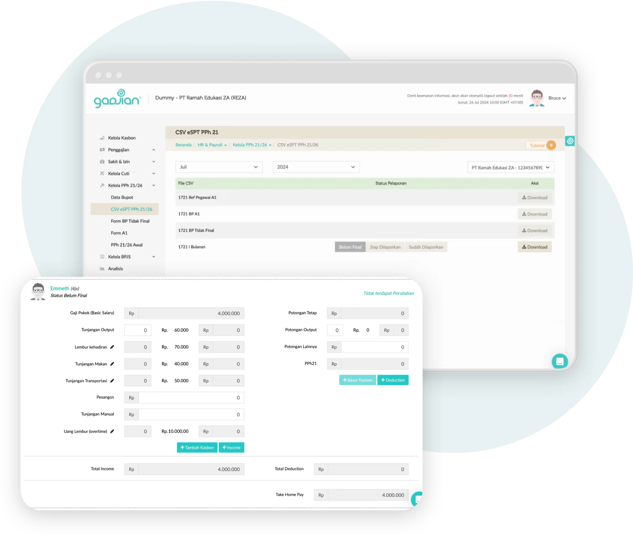Temukan Kemudahan Perhitungan PPh dengan Gadjian