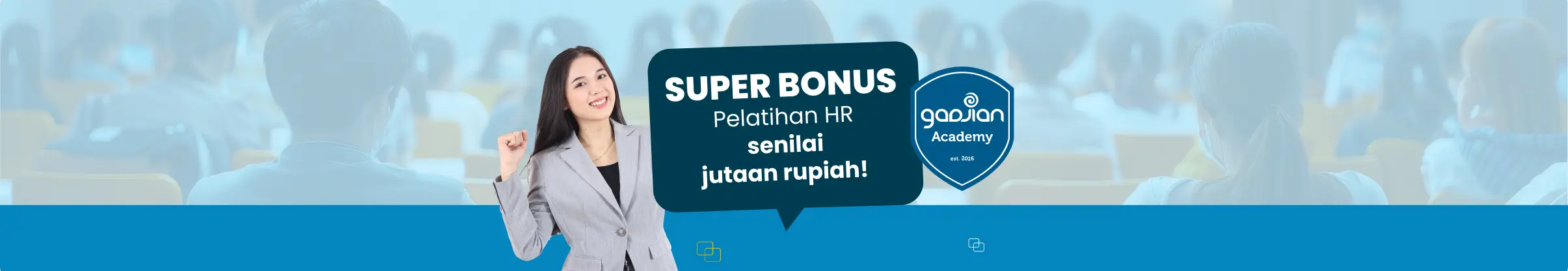 Super Bonus Pelatihan HR senilai jutaan rupiah
